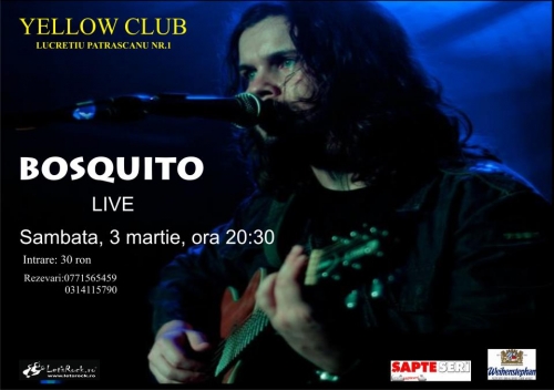 Concert al trupei Bosquito in Yellow Club