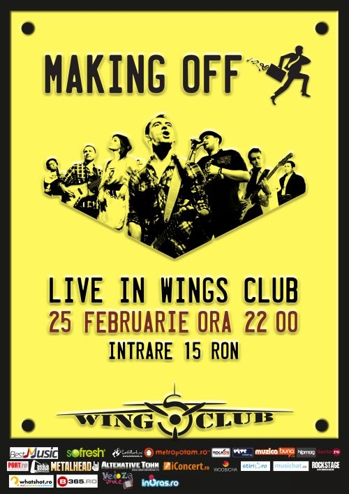 Concert al trupei The Making Off Band in Wings Club