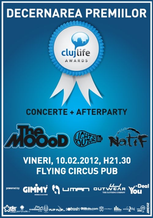 Decernarea premiilor ClujLife Awards II in Flying Circu Pub din Cluj-Napoca