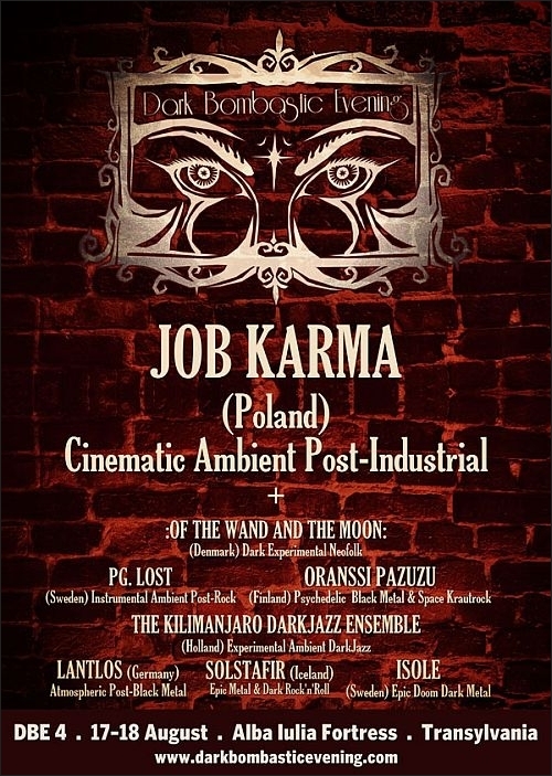 Job Karma - a opta trupa anuntata la Dark Bombastic Evening 4