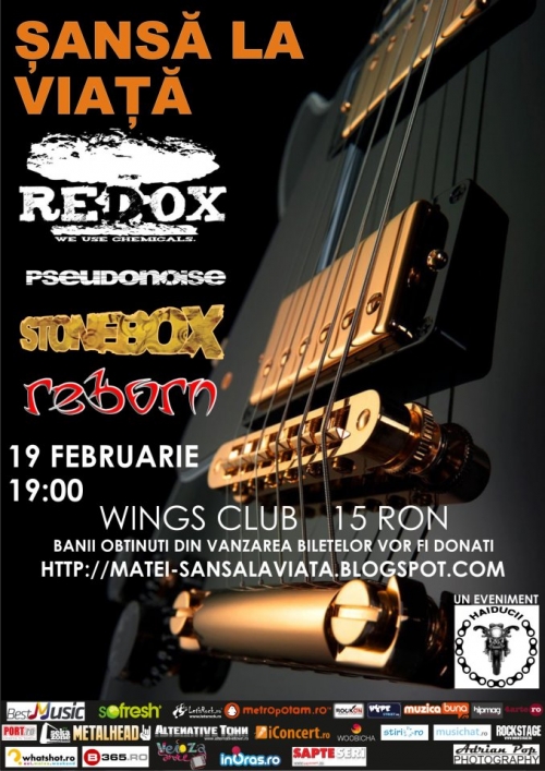 Sansa la viata cu Redox, Pseudonoise, Stonebox si Reborn in Wings Club