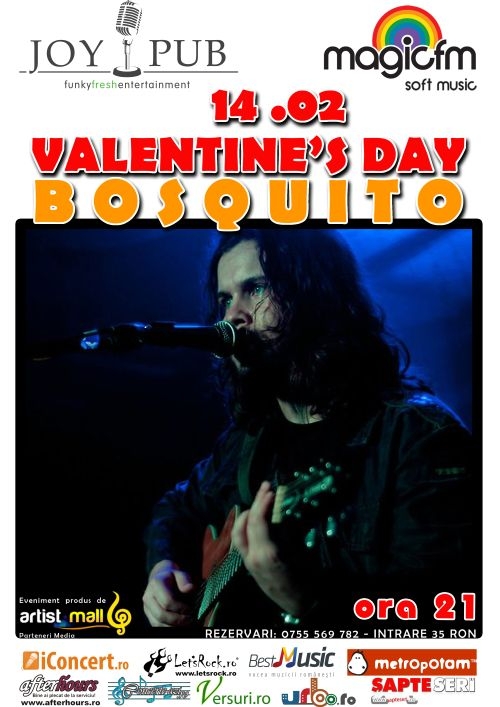 Valentine's Day cu Bosquito in Joy Pub