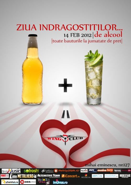 Ziua Indragostitilor de alcool in Wings Club