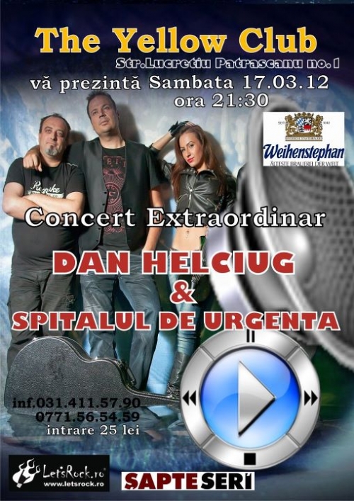 Concert Dan Helciug & Spitalul in Yellow Club