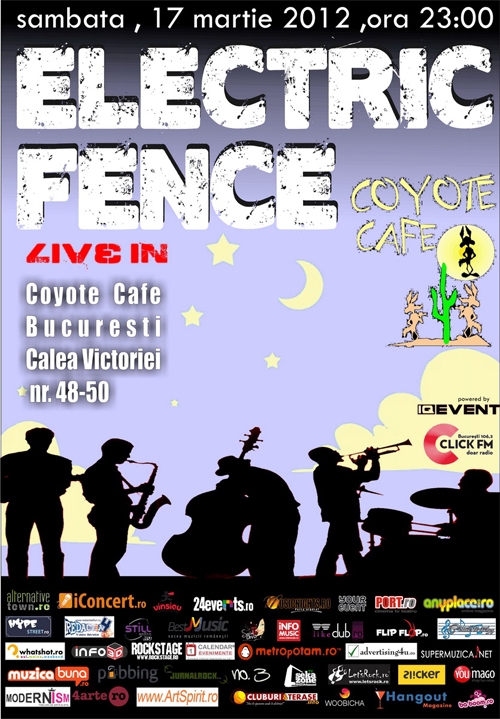 Concert Electric Fence in Coyote Cafe