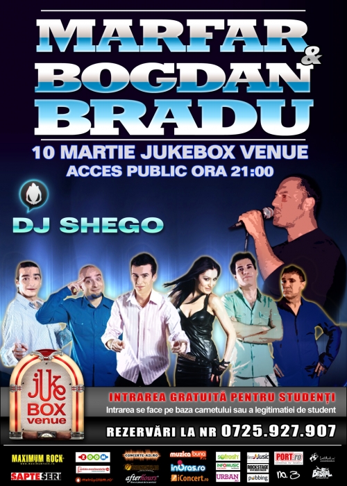 Concert Marfar si Bogdan Bradu in Jukebox Venue