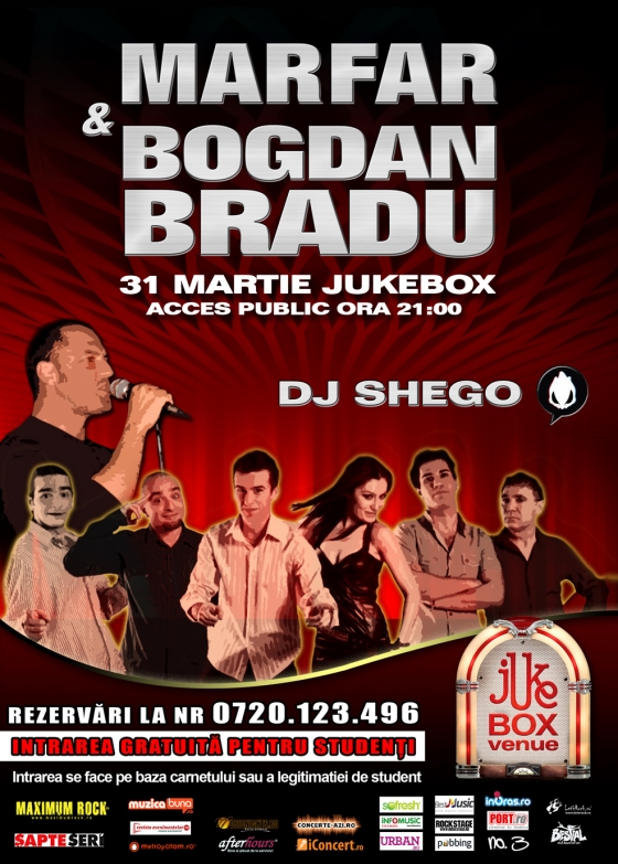 Concert Marfar si Bogdan Bradu in Jukebox Venue