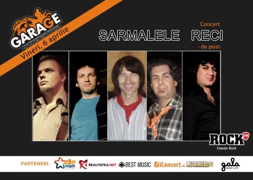 Concert Sarmalele Reci in Garage Club & Lounge