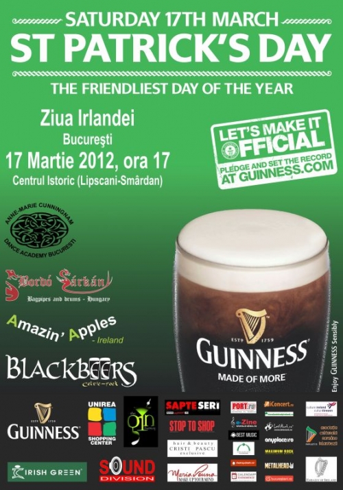 Concert de ziua Irlandei - St.Patrick’s Day