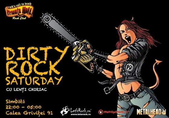 Dirty Rock Saturday in Private Hell Rock Club cu Lenti Chiriac, 31 martie 2012