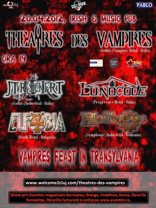 Inca trei trupe in deschiderea Theatres des Vampires din Cluj