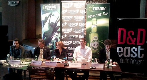 Conferinta de presa Festivalul Tuborg Green Fest powered by Rock the City