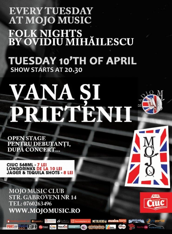 Concert Dan Vana si prietenii in Mojo