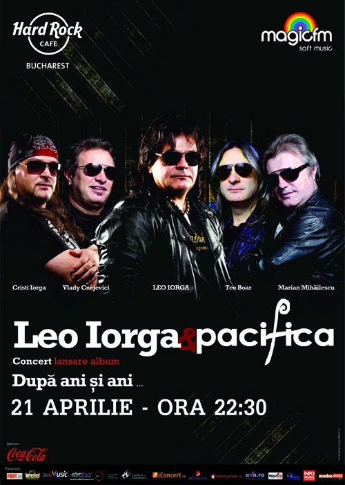 Concert Leo Iorga si Pacifica – Lansare album „Dupa ani si ani”