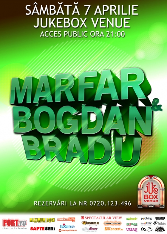 Concert Marfar si Bogdan Bradu in Jukebox Venue