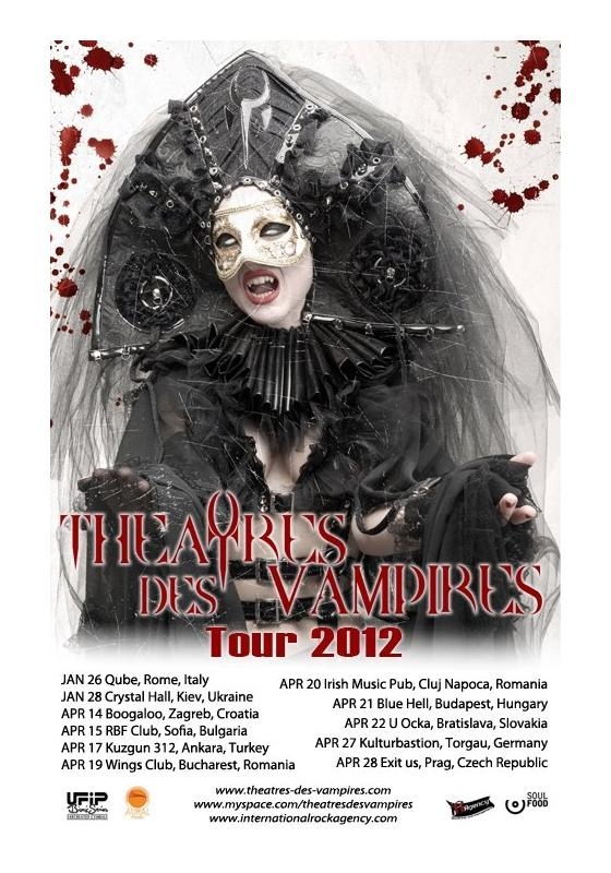 Informatii si reguli de acces la concertul Theatres des Vampires din Wings Club