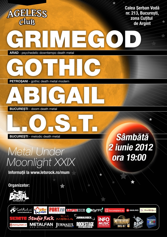 Cea mai mare tombola organizata vreodata de Bestial Records: 40 de premii, sambata asta, la concertul Grimegod, Gothic, Abigail si L.O.S.T din Ageless Club!