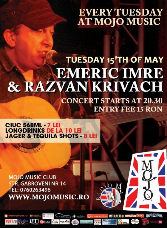 Concert Emeric Imre & Razvan Krivach in Club Mojo