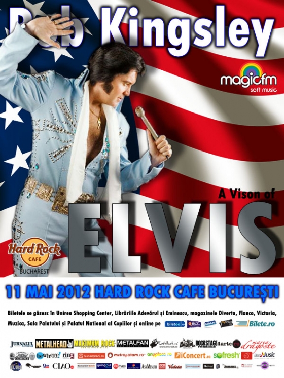Concert Rob Kingsley - tribut Elvis Presley in Hard Rock Cafe