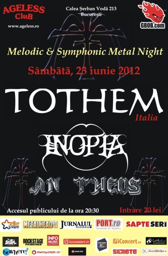 Concert Tothem, Inopia, Monarchy si An Theos in Ageless Club