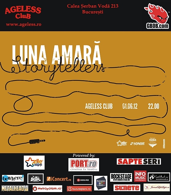 Concert acustic Luna Amara - Storytellers in Ageless Club