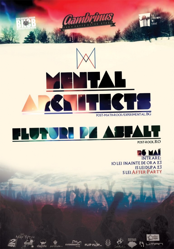 Concert Mental Architects si Fluturi Pe Asfalt in Gambrinus Pub