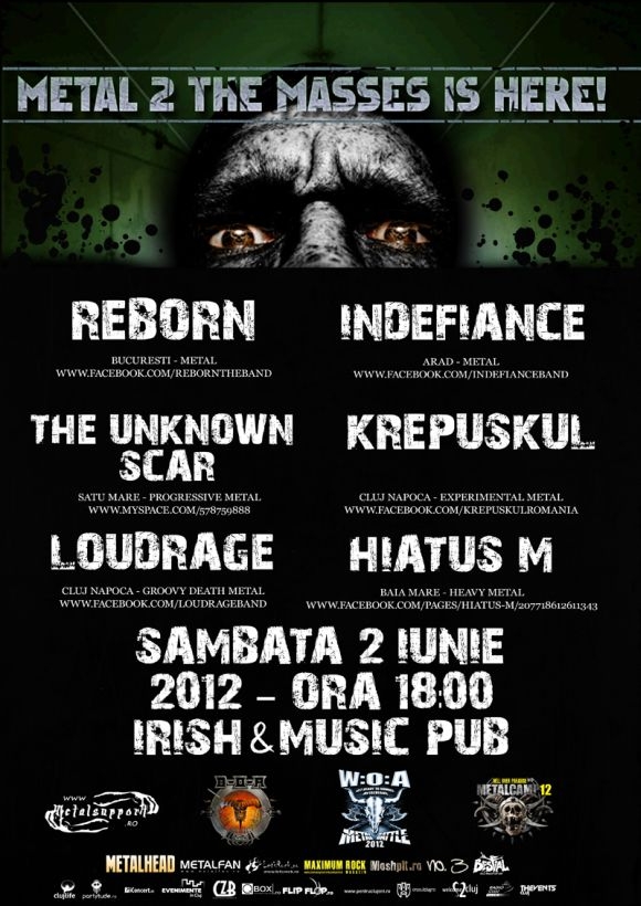 Metal 2 The Masses in Irish & Music Pub din Cluj-Napoca