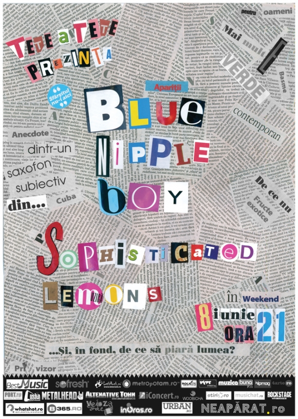 Concert Blue Nipple Boy & Sophisticated Lemons in Tete a Tete