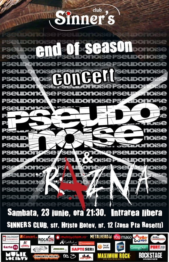 Concert Pseudonoise si Razna in Sinners Club