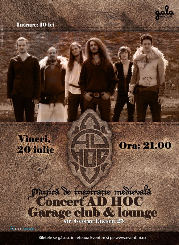 Concert Ad Hoc in Garage club & lounge