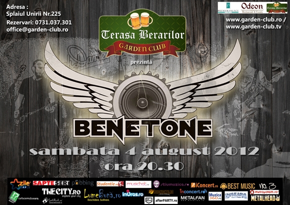 Concert Benetone Band la Terasa Berarilor - Garden Club