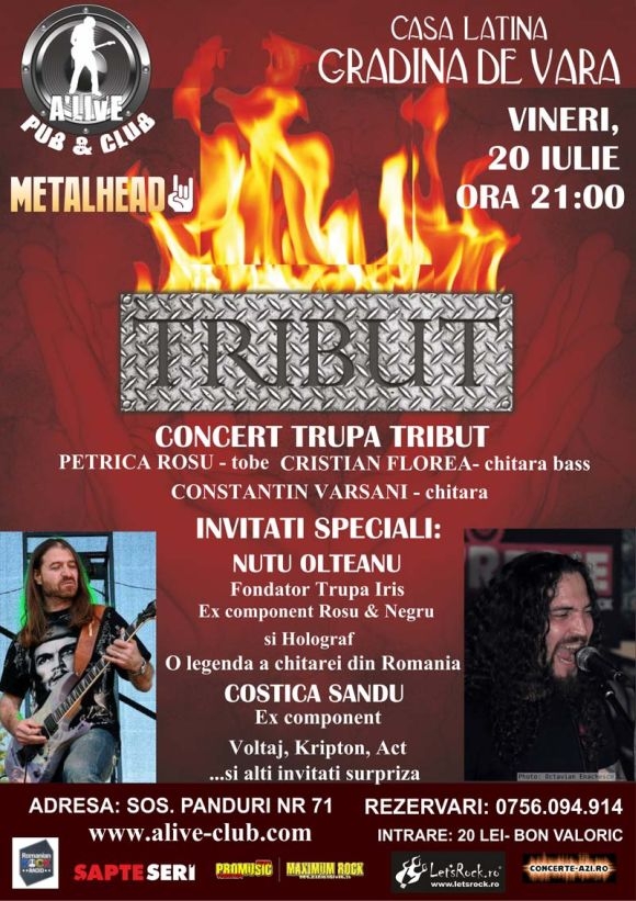 Concert Tribut, Nutu Olteanu si Costica Sandu in A'live Club