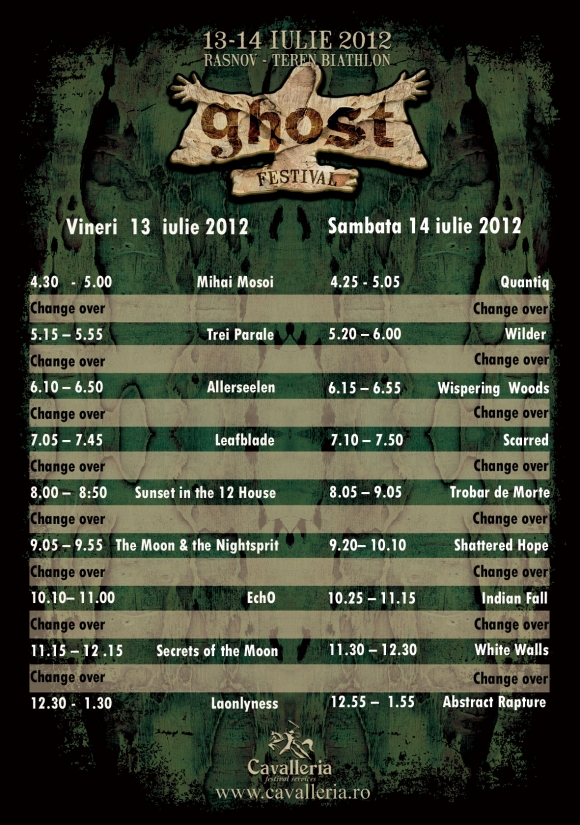 Platesti doar 30% din biletul la GHOST FEST daca ai un bilet pentru Rock Evolution