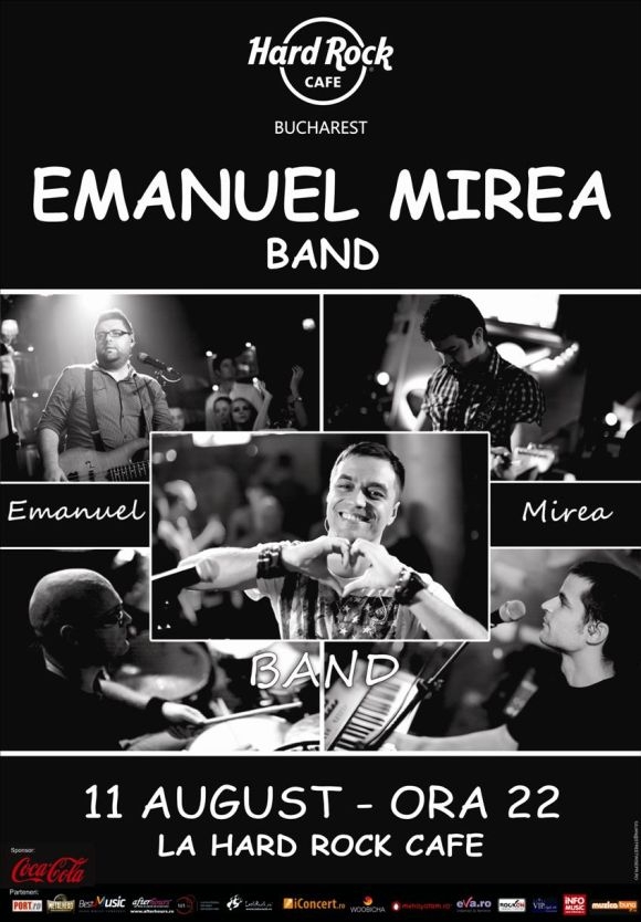 Concert Emanuel Mirea Band in Hard Rock Cafe