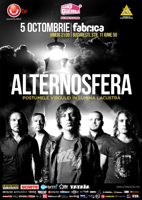 Concert Alternosfera in club Fabrica din Bucuresti