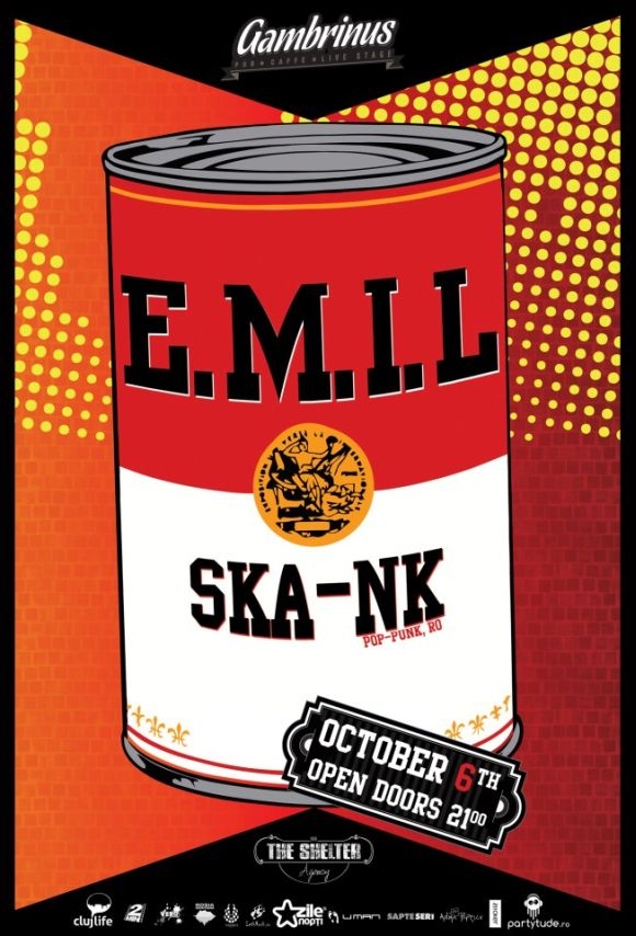 Concert EMIL si Ska-nk in Gambrinus Pub