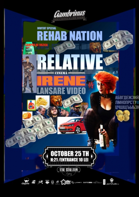 Concert si lansare videoclip RELATIVE alaturi de Rehab Nation