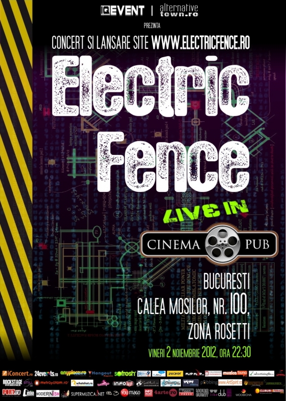 Concert Electric Fence in Cinema Pub Bucuresti