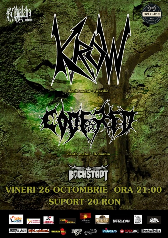 Concert Krow si Code Red in club Rockstadt