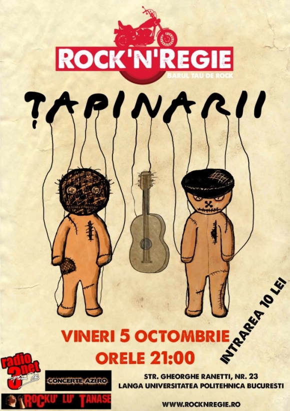 Concert Tapinarii in Rock'n'Regie