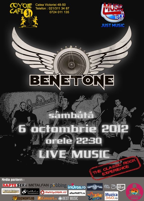 Concert BENETONE Band in Coyote Cafe