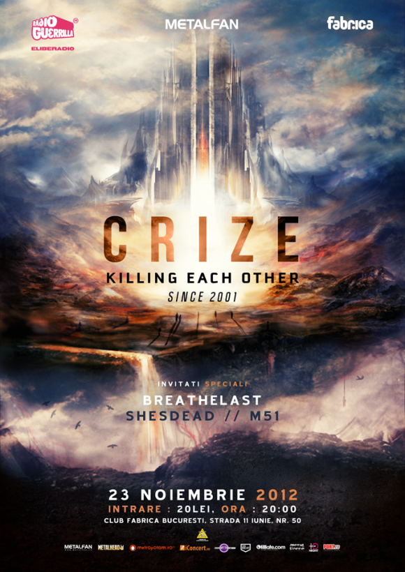 Detalii finale despre concertul Crize - Killing Each Other Since 2001