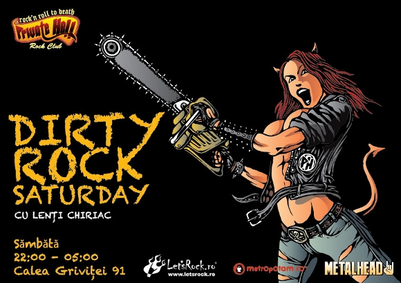 Dirty Rock Saturday in Private Hell cu Lenti Chiriac, 17 noiembrie 2012