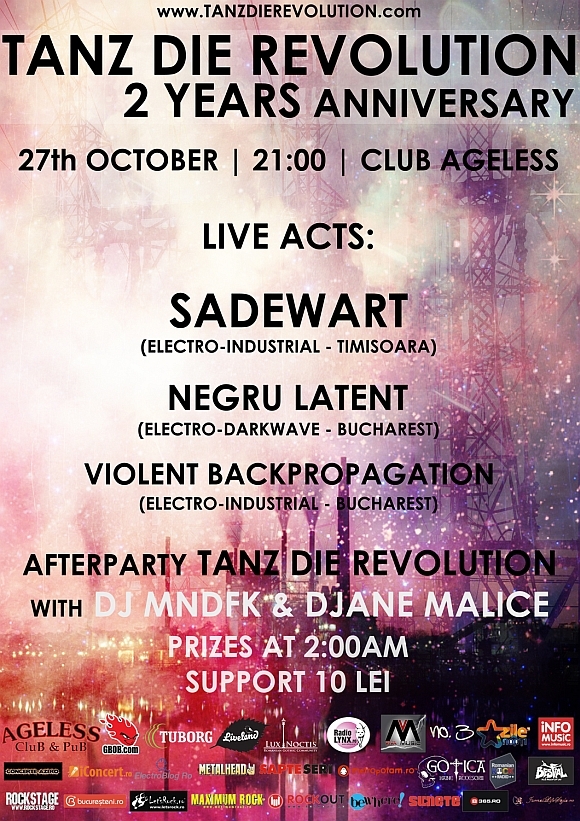 Violent BackPropagation, Negru Latent si Sadewart la Tanz Die Revolution in Ageless Club