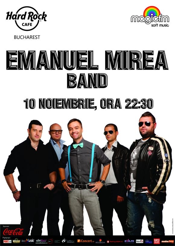 Concert Emanuel Mirea Band in Hard Rock Cafe din Bucuresti