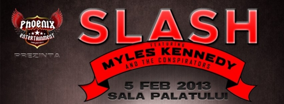 Trupa Byron deschide concertul Slash feat. Myles Kennedy and The Conspirators la Sala Palatului