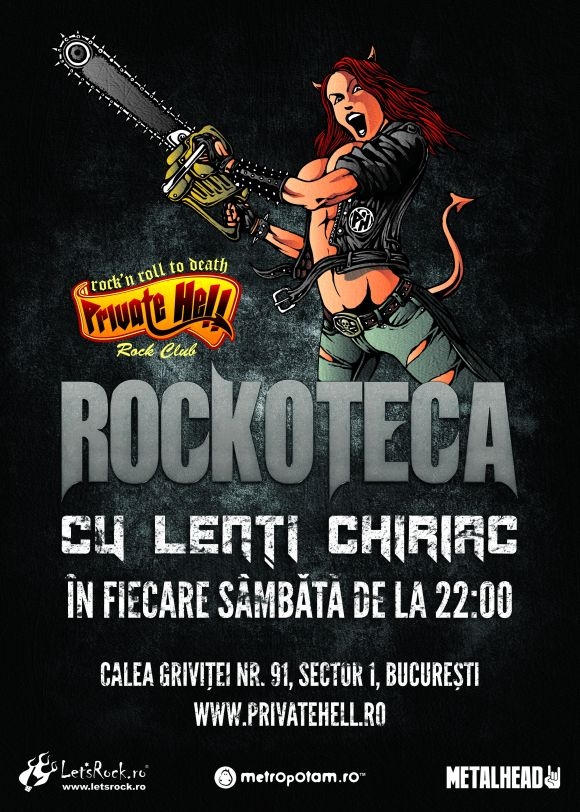 Rockoteca cu Lenti Chiriac in Private Hell din Bucuresti, 15 decembrie 2012