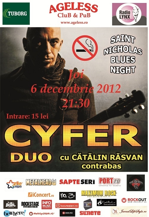 Saint Nicholas Blues Night cu Cyfer si Catalin Rasvan in Ageless Club