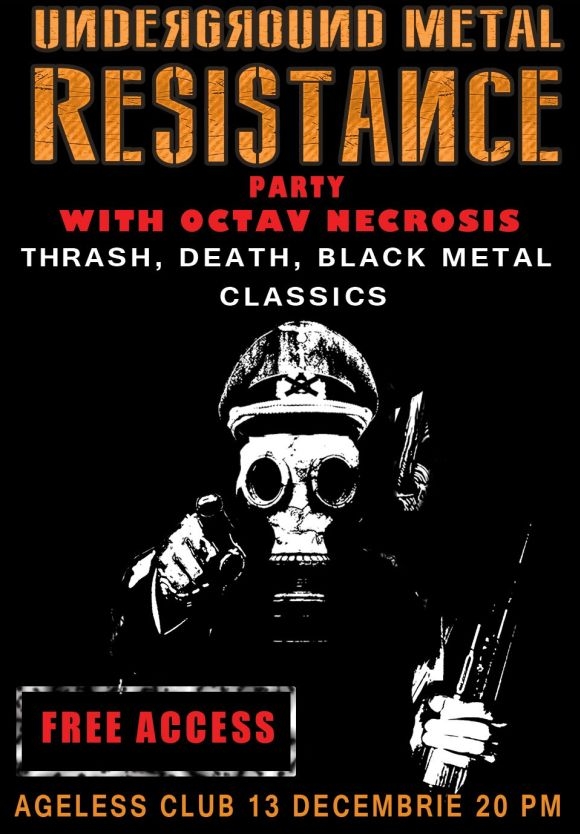 Underground Metal Resistance Party in Ageless Club