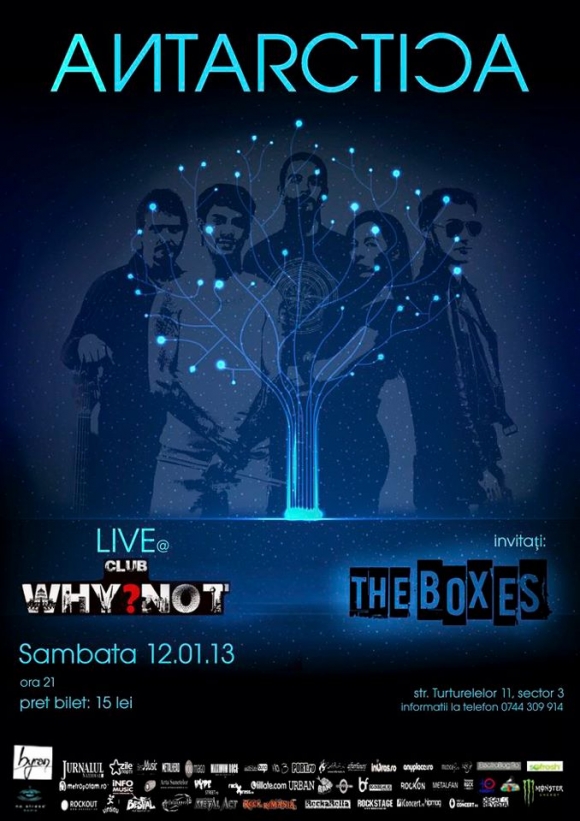 Concert Antarctica si The Boxes in Club Why Not